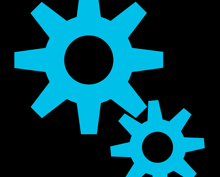 Free engine gears cogs vector
