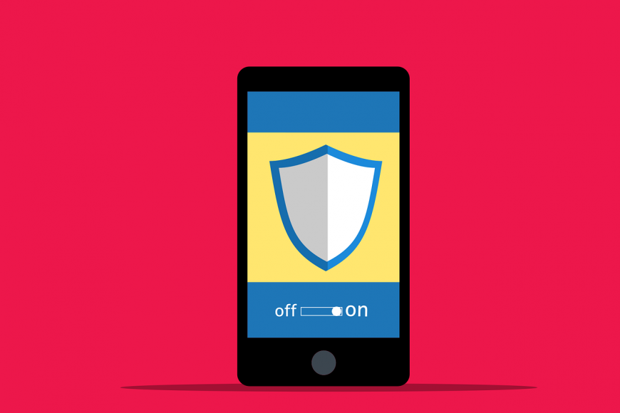 Free cybersecurity phone login vector